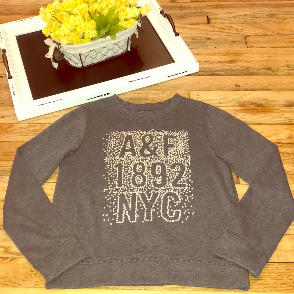 (5/$25) Abercrombie kids dark gray sweatshirt